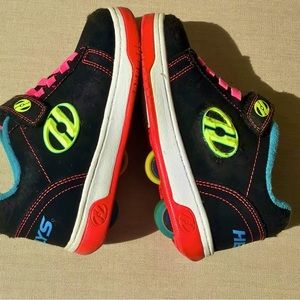 HEELYS Kids Youth Girls Plus X2 Wheels Shoe Skate Sneaker Size 13K